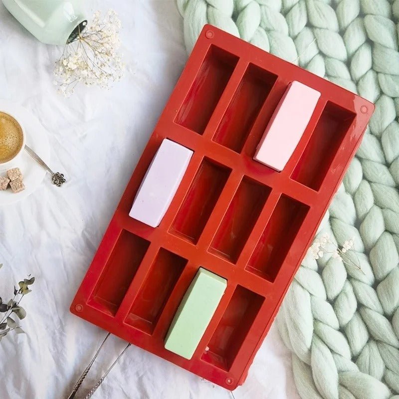 fabriquer barre savon avec moule silicone