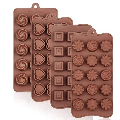 moules en silicone quatre models