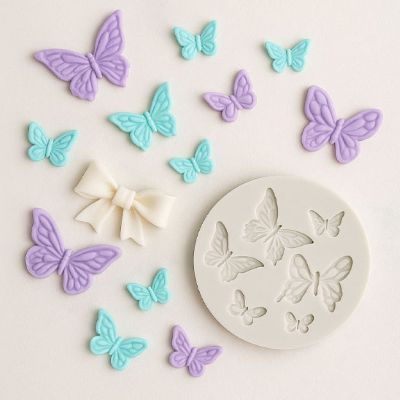 moules en silicone papillon blanc