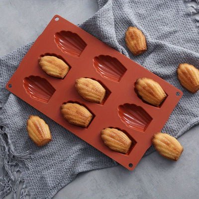 demoulage facile madeleine avec moules en silicone