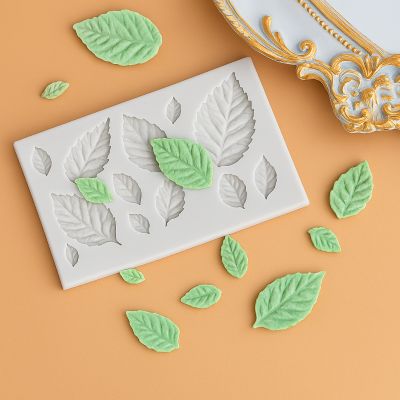 feuille erable avec moules en silicone