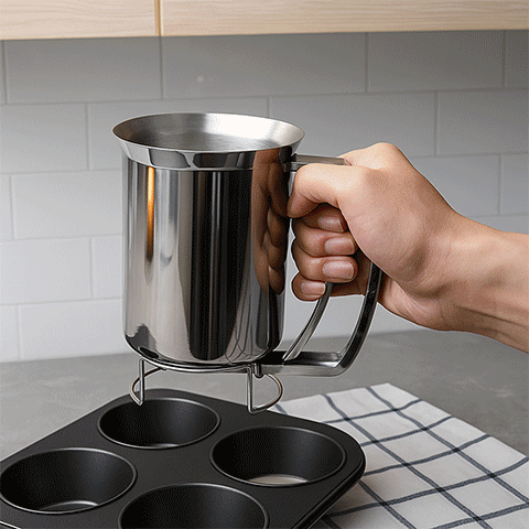 Entonnoir à piston | CuistoPro™ - Inox