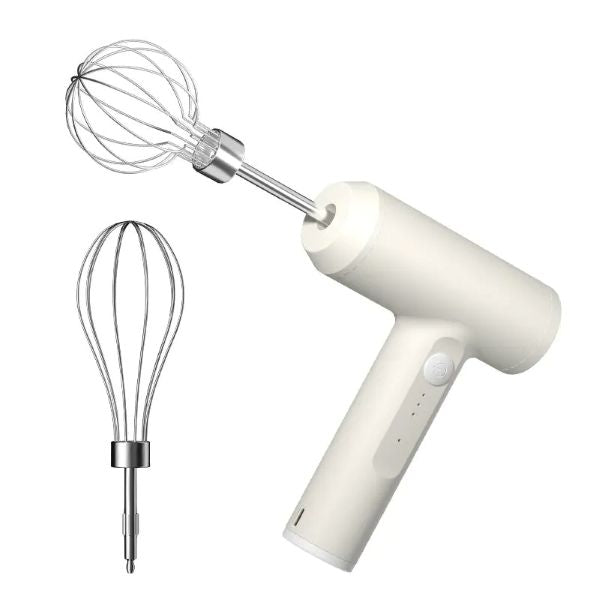 batteur electrique en blanc