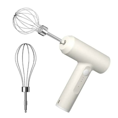 batteur electrique en blanc
