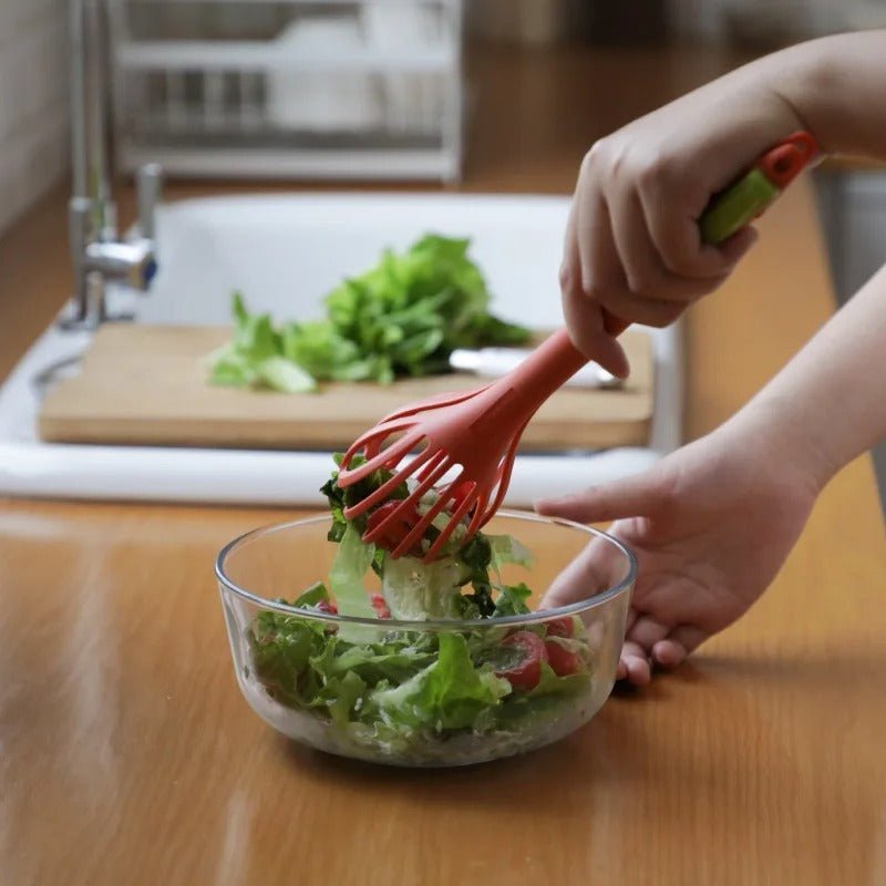 remuer salade avec batteur melangeur