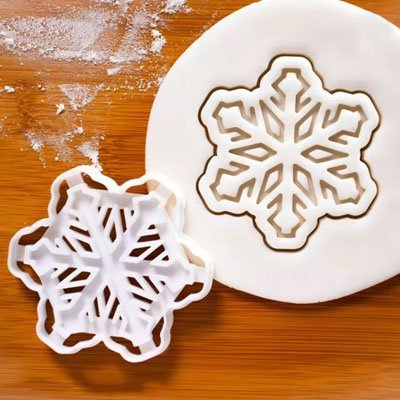 emporte piece noel 3d flocon neige