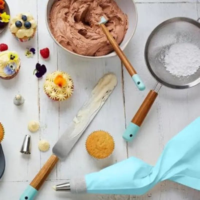 nana decore muffins de mousse avec kit pâtisserie réutilisable