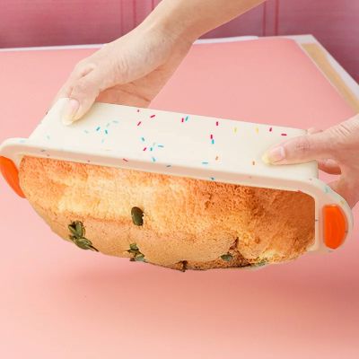 cake fromage dans moule à cake en silicone