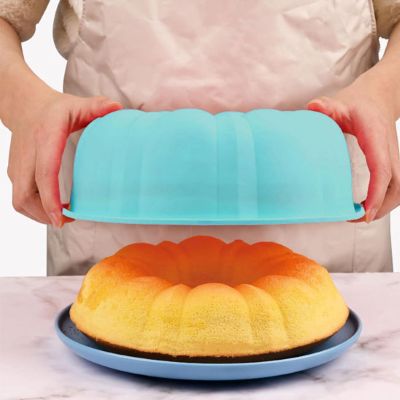 moule a gateau bundt bleu