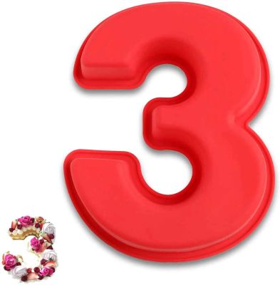 moule a gateau chiffre trois