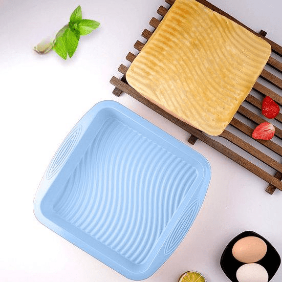 Moule à Gâteau - SquareCakePan™ - Bleu - Ma pâtisserie créative