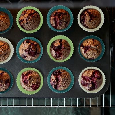cuire gâteau chocolat dans moule à muffin