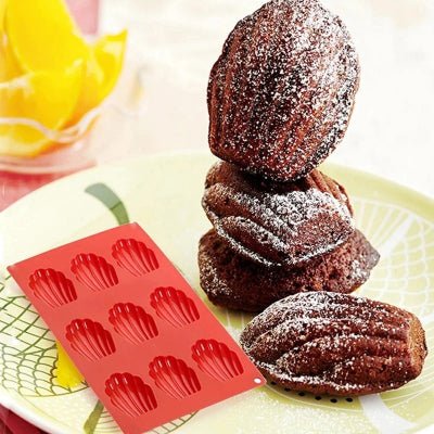 madeleine choco avec moules en silicone