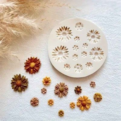 bonbons fleur creer avec moules en silicone