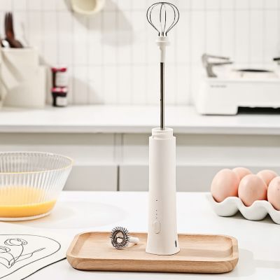 mousseur a lait a double tête interchangeable