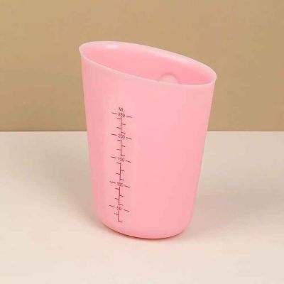 nana lave verre mesureur gradue silicone rose