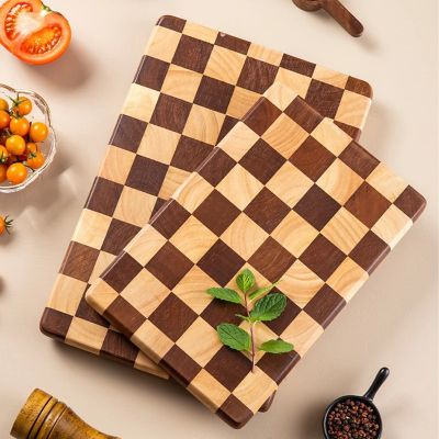 nana achete planche a decouper bois damier