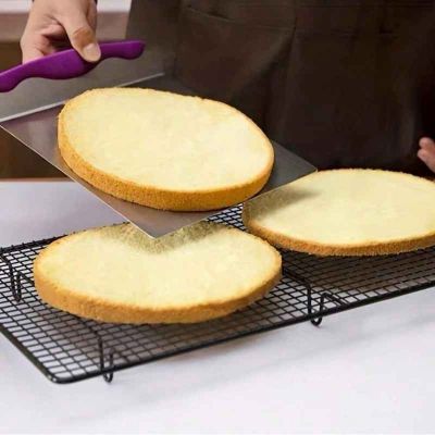 nana tranche gateau sur spatule patisserie