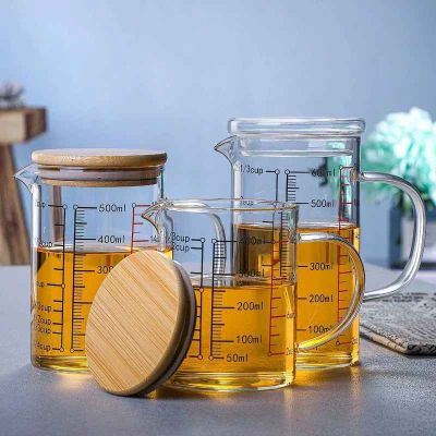nana ferme verre doseur en verre avec couvercle