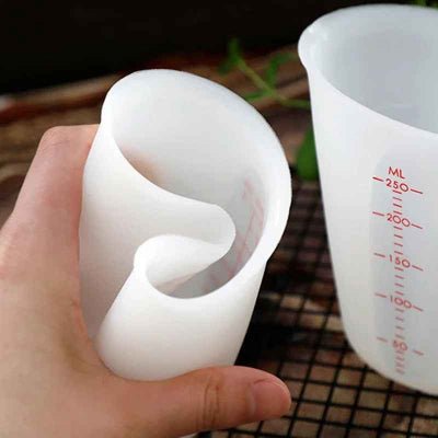 nana plie verre mesureur gradué silicone blanc